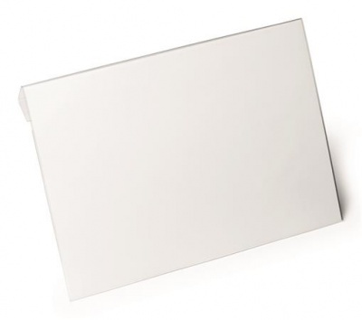 Logisztikai zseb, behajtható, A4, fekvő, DURABLE "HARD COVER", átlátszó