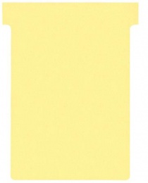 T-kártya tervezőtáblához, 3-as méret, NOBO, sárga