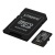 Memóriakártya, microSDXC, 256GB, C10/UHS-I/U1/V10/A1, Gen3, adapter, KINGSTON "Canvas Select Plus"